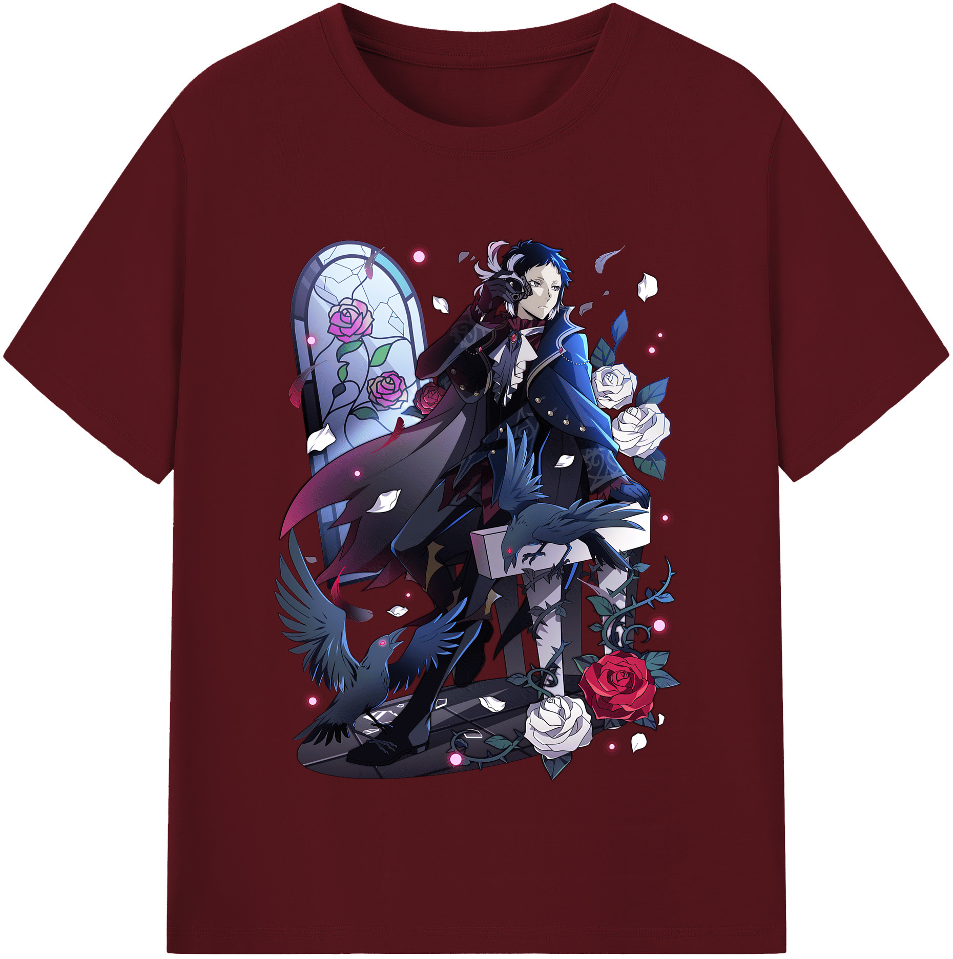 （画像用） 文豪ストレイドッグス Bungo Stray Dogs 綿100％半袖Tシャツ（フロントプリント）